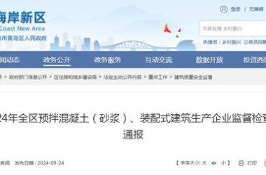 裝配式政策|關于2024年全區預拌混凝土(砂漿)、裝配式建筑生產企業監督檢查情況的通報-BIM建筑網